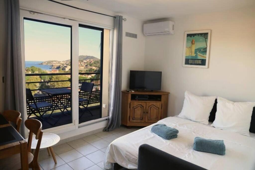 Vue Parking Gratuit Fibre * Collioure